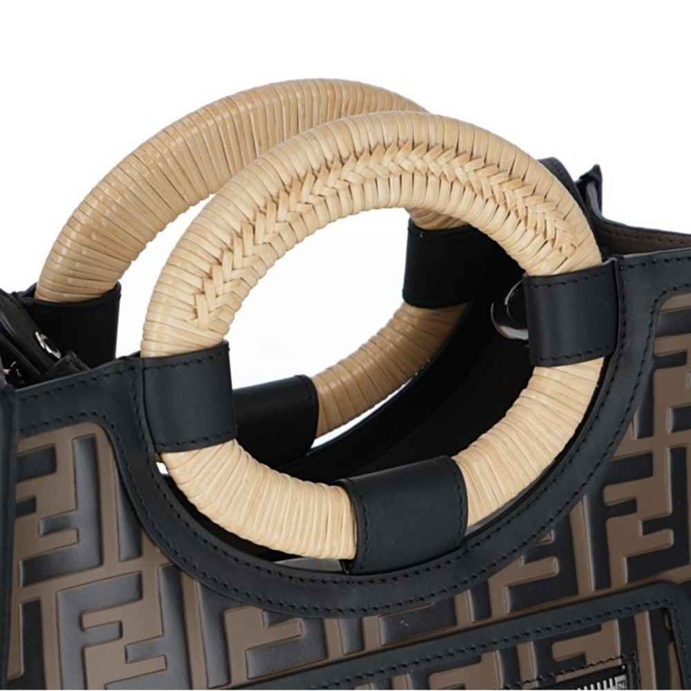 Fendi Runaway Shopper Ff Logo 2way Zucca Pattern … - image 7